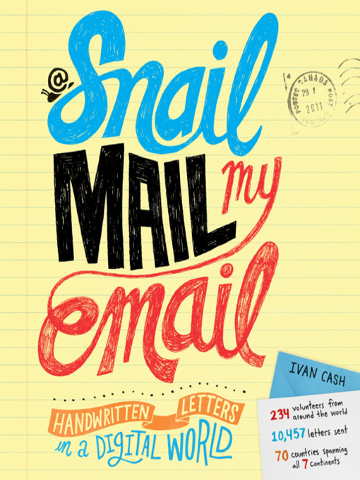 Title details for Snail Mail My Email by Ivan Cash - Available